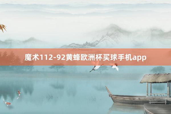 魔术112-92黄蜂欧洲杯买球手机app