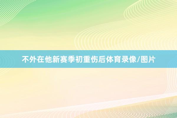 不外在他新赛季初重伤后体育录像/图片